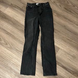 Abercrombie 90s straight ultra high rise jeans